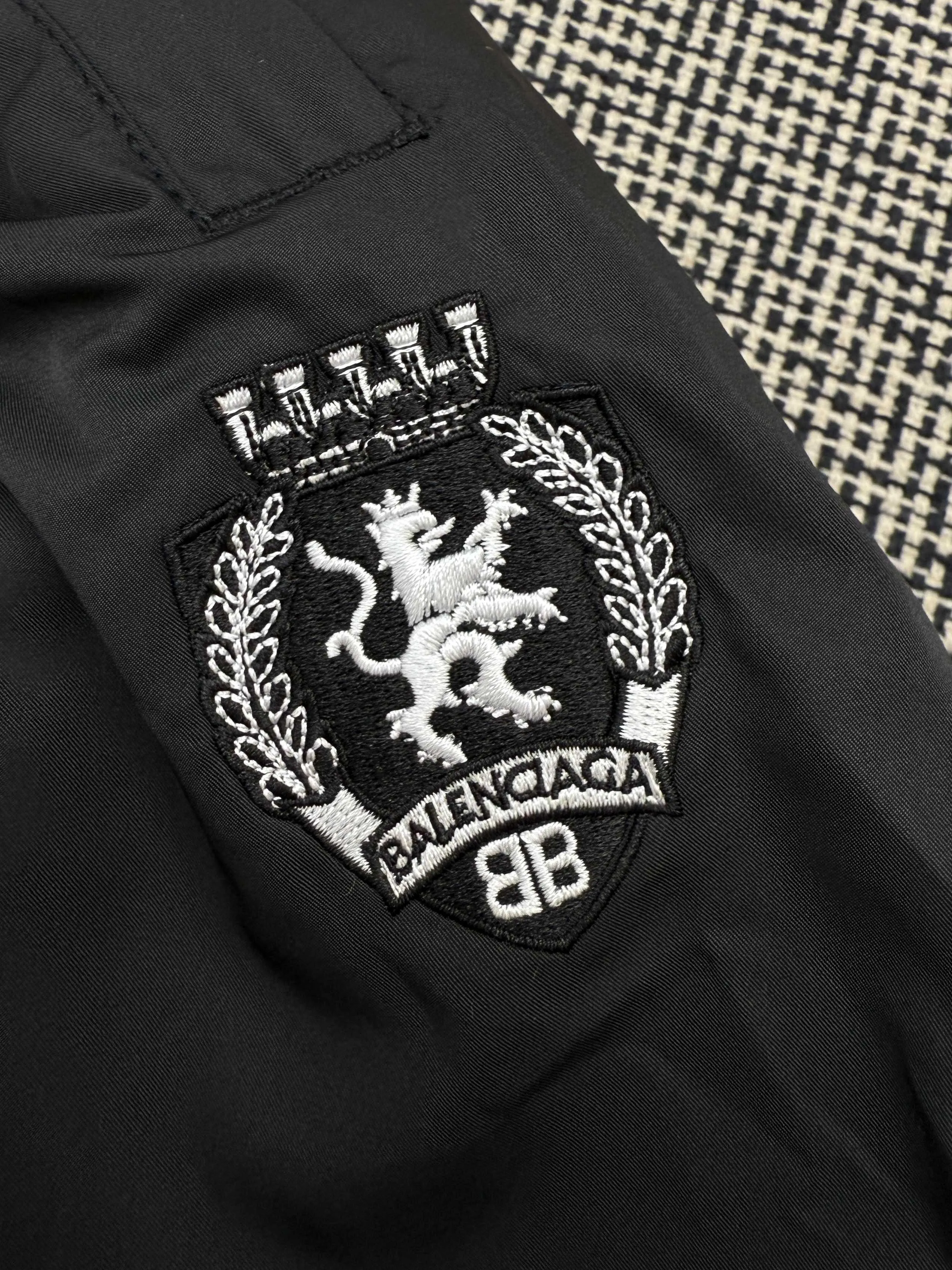 Balenciaga Paris FOOTBALLSeries 3B logo embroidered sports trousers S/M/L/XL